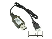 Зарядное устройство USB-3pin 7.4V 1A