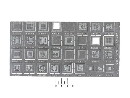 Трафарет для микросхем BGA A508
