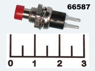 Кнопка SMPBS-R/R красная без фиксации металл 10В (PBS-10B-2/D-301)