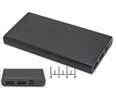 Power Bank 2USB 5V 2A 10Ah - вход micro USB+Type C Hoco J55