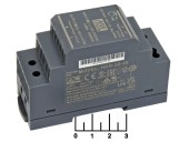Блок питания 48V 0.75A HDR-30-48 на DIN-рейку