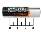 Литиевый элемент AA 3.6V ER14505  Robiton